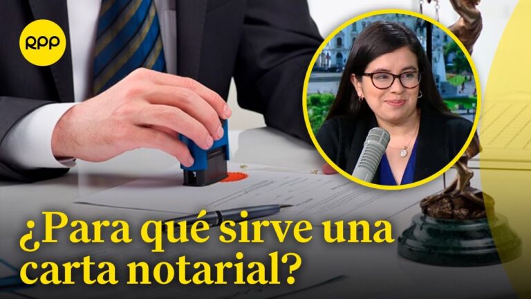 Todo lo que necesitas saber sobre una carta notarial