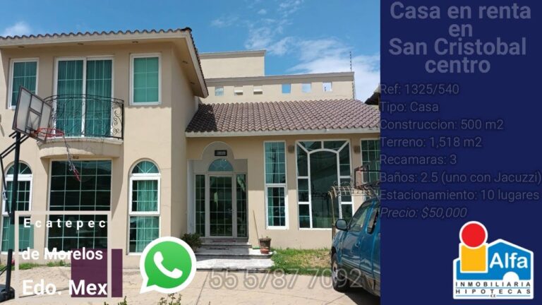 Casas en renta en Ecatepec: Encuentra tu hogar ideal
