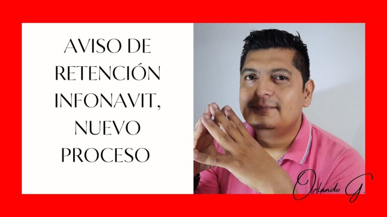 Aviso de retenci&oacute;n Infonavit por cambio de trabajo: lo que necesitas saber