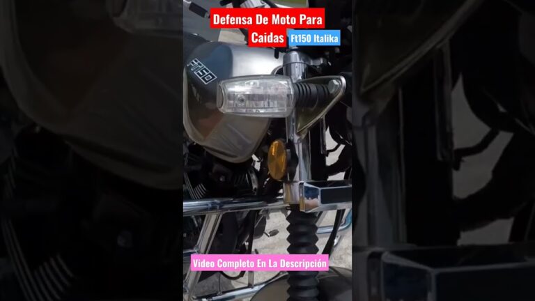 Mejora la defensa de tu moto Italika 125 con estos consejos