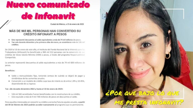 La raz&oacute;n detr&aacute;s de mi disminuci&oacute;n de cr&eacute;dito Infonavit