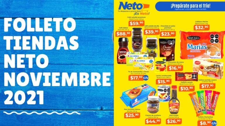 Productos y precios: Descubre las mejores ofertas en Tiendas Neto