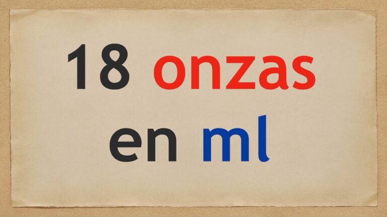 Conversi&oacute;n de onzas a gramos: &iquest;Cu&aacute;nto es 18 onzas?