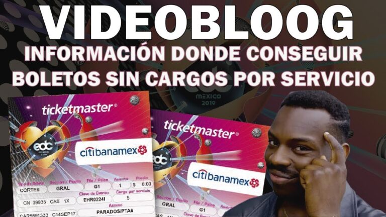 Cuánto cuesta el cargo por servicio de Ticketmaster México