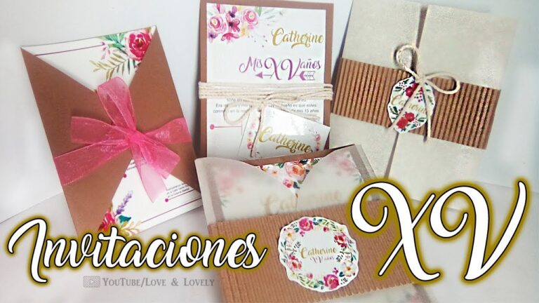 Tipos de Invitaciones para Quincea&ntilde;eras: Elige la Perfecta para tu Celebraci&oacute;n