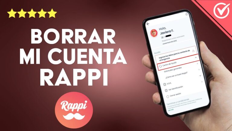 Cómo eliminar tu cuenta de Rappi de manera rápida y sencilla