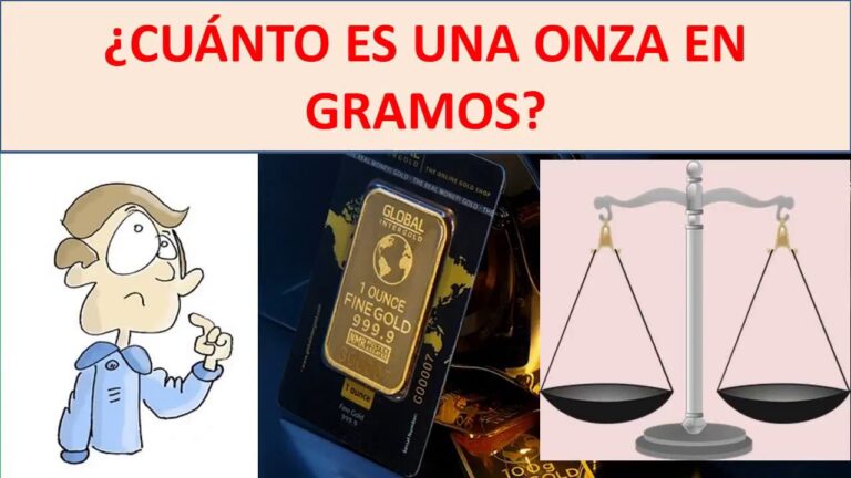 &iquest;Cu&aacute;ntos gramos tiene una onza de plata?
