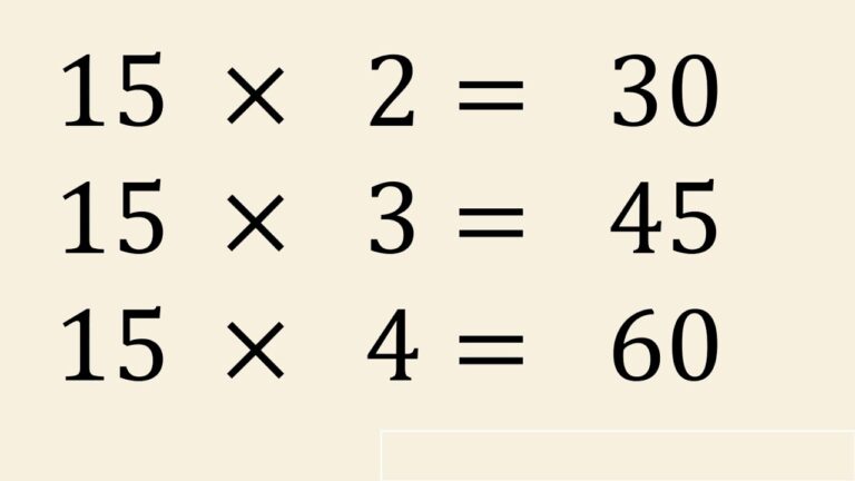 Tabla de multiplicar del 15: Trucos y consejos para aprenderla fácilmente