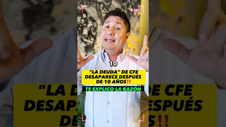 &iquest;Las deudas con CFE prescriben? Todo lo que necesitas saber