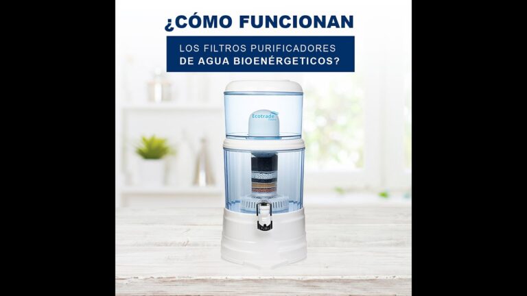 El funcionamiento simplificado de un filtro de agua