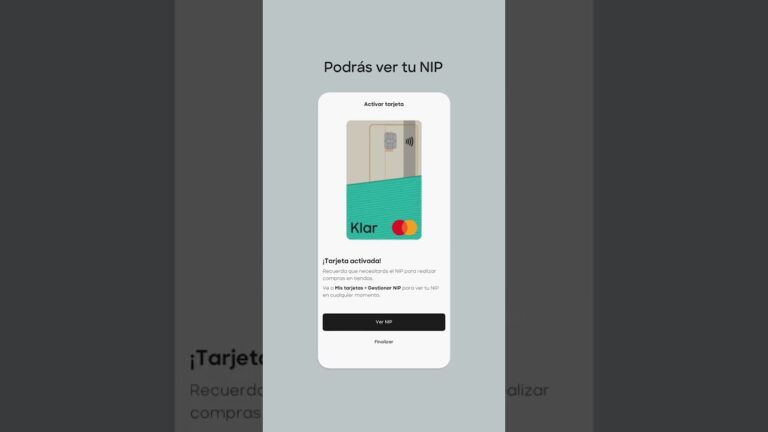 Guía rápida para activar tu tarjeta Klar