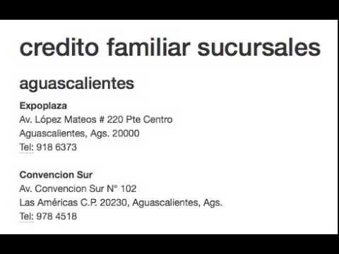 Sucursales de Crédito Familiar: Encuentra la más cercana y aprovecha sus beneficios