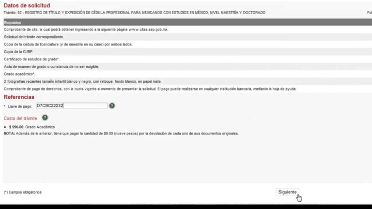 Formato de c&eacute;dula profesional: Gu&iacute;a para completar correctamente