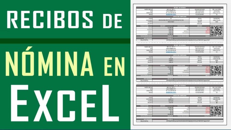 Plantilla gratuita de recibo de n&oacute;mina en Excel