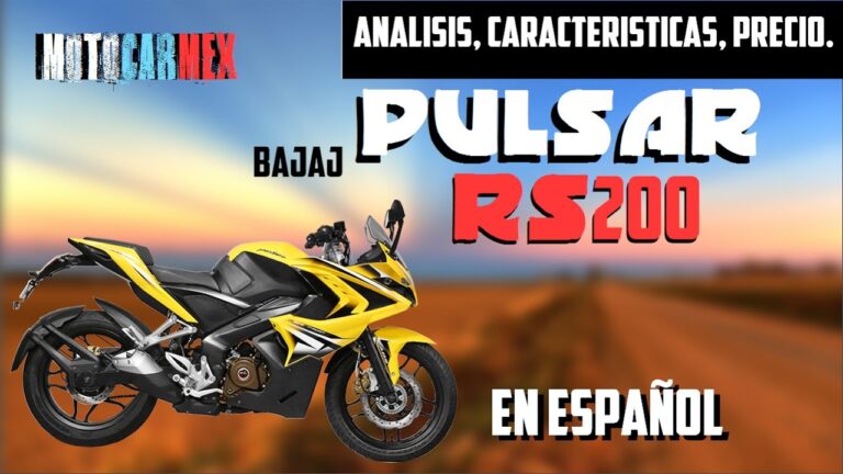 Caracter&iacute;sticas optimizadas de la Pulsar RS 200