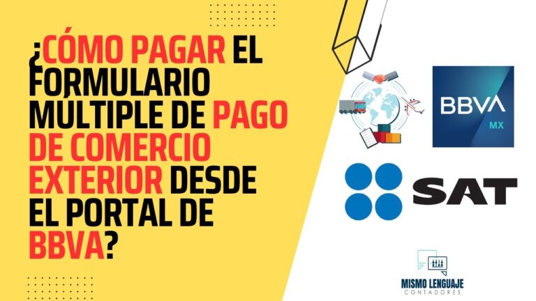 Formulario de Pago para Comercio Exterior Simplificado