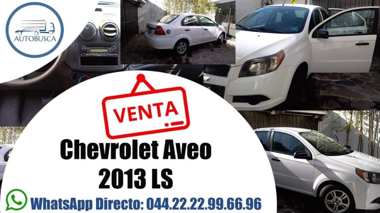 El precio del Aveo 2013 seg&uacute;n el libro azul