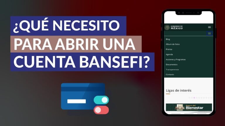 Gu&iacute;a para abrir una cuenta de ahorro en Bansefi