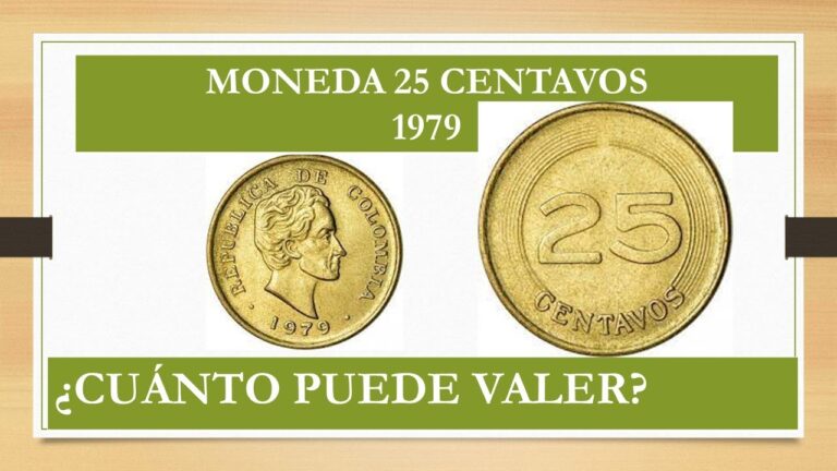 Convertir 25 centavos a pesos colombianos