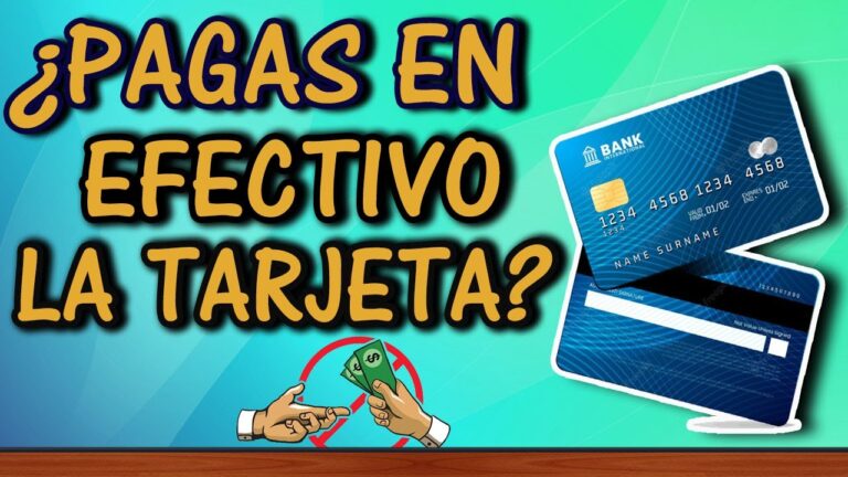 C&oacute;mo pagar la tarjeta de cr&eacute;dito en efectivo
