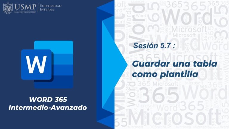 Plantilla de Tabla en Word: Gu&iacute;a Optimizada