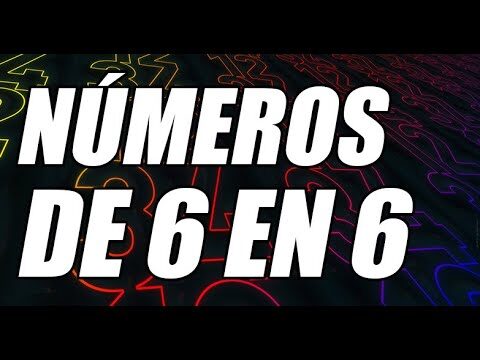 N&uacute;meros de 6 en 6 hasta 5000