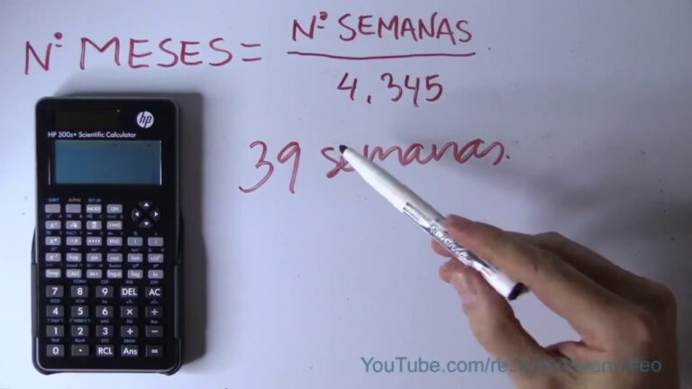 &iquest;Cu&aacute;ntos meses equivalen a 65 semanas?
