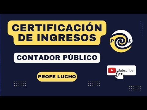 Gu&iacute;a para obtener carta certificada de ingresos para personas independientes