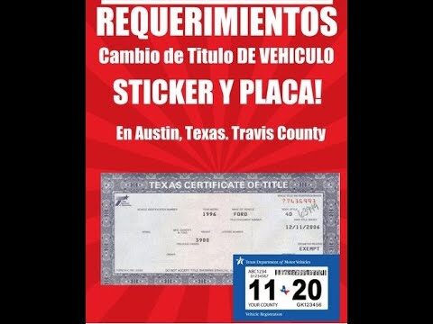 Costo de cambiar t&iacute;tulo de carro en Texas: Todo lo que necesitas saber