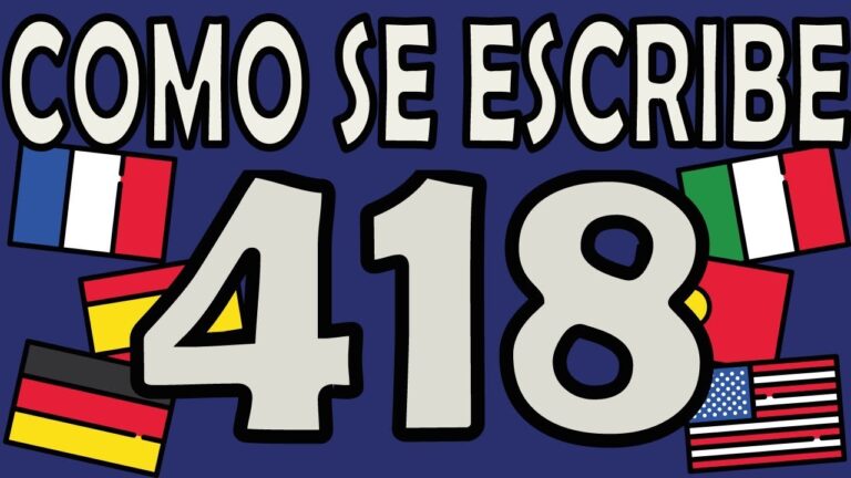 &iquest;C&oacute;mo se escribe 418 en espa&ntilde;ol?