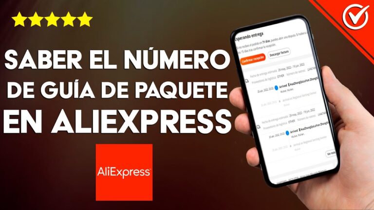 Todo lo que necesitas saber sobre el número de guía en AliExpress ...