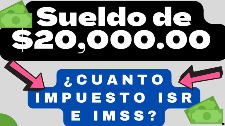 Calcula cuánto te quitarán de impuestos si ganas $20,000