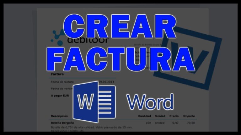 C&oacute;mo hacer una factura de bicicleta en Word
