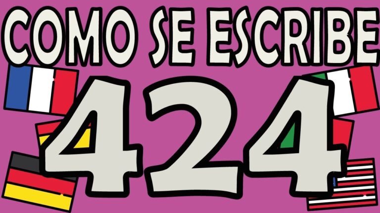 424: C&oacute;mo se escribe en espa&ntilde;ol