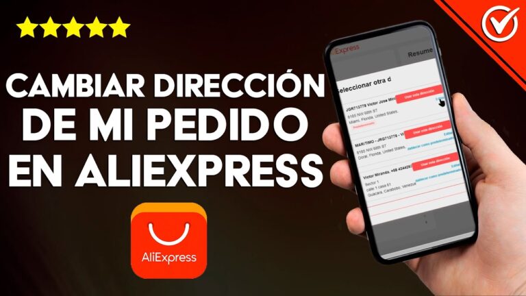 Gu&iacute;a para Cambiar la Direcci&oacute;n de Env&iacute;o en AliExpress