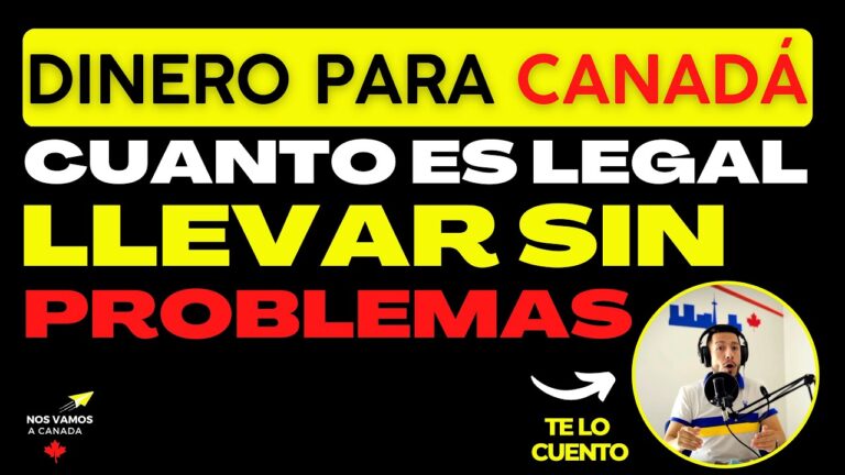 L&iacute;mites de dinero en efectivo al ingresar a Canad&aacute;