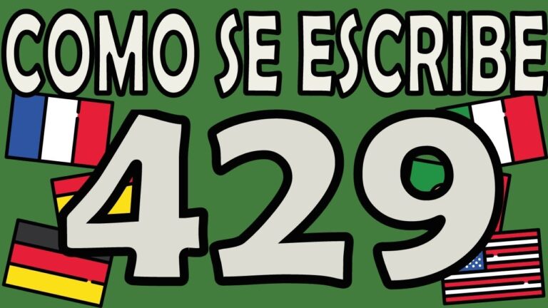 C&oacute;mo se escribe 429: gu&iacute;a r&aacute;pida y sencilla