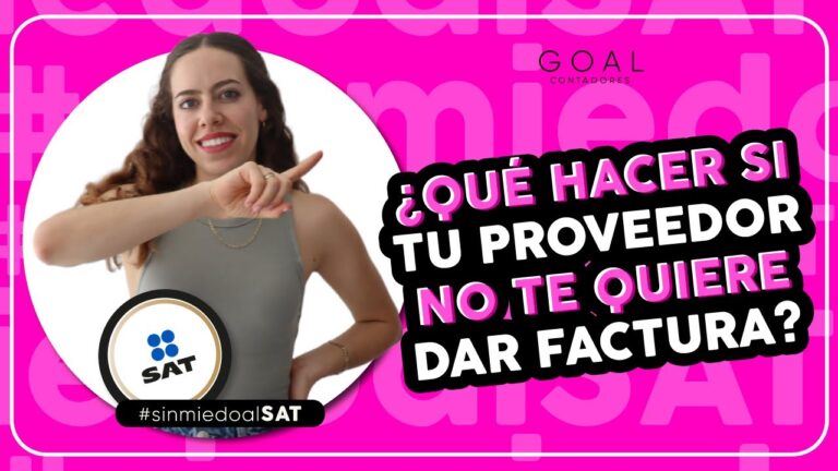 C&oacute;mo solicitar una factura al proveedor