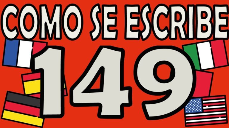 &iquest;C&oacute;mo se escribe 149 en espa&ntilde;ol?