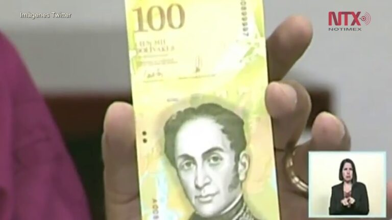 Convertir 100 000 bolívares a pesos mexicanos