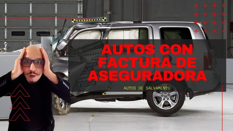 Consejos para comprar un auto con factura de aseguradora