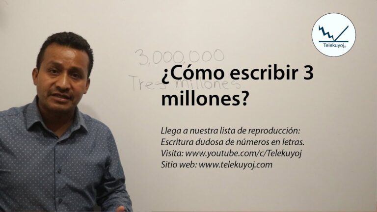 &iquest;C&oacute;mo se escribe 3000000 en n&uacute;meros?
