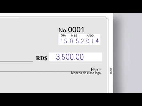 Guía rápida para llenar un cheque en Santander