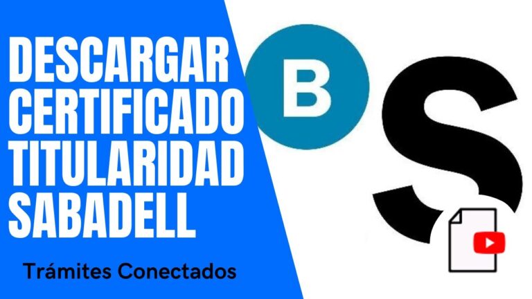 Gu&iacute;a del certificado de titularidad bancaria en Sabadell
