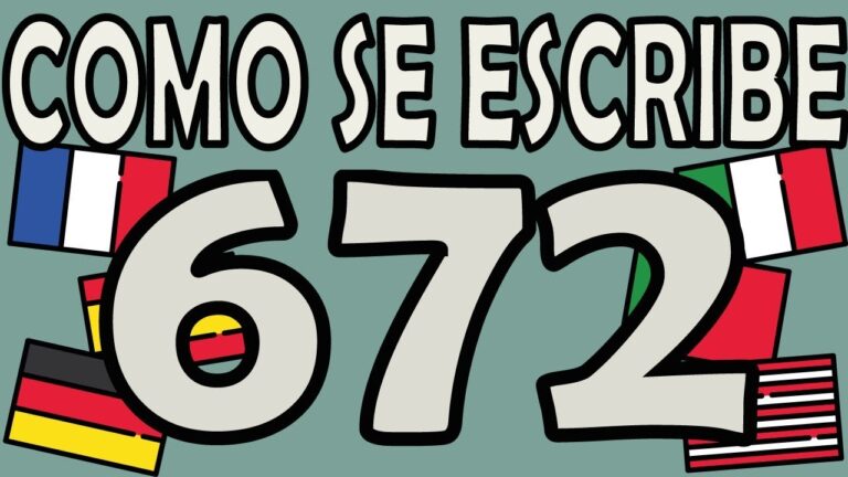 C&oacute;mo se escribe 672